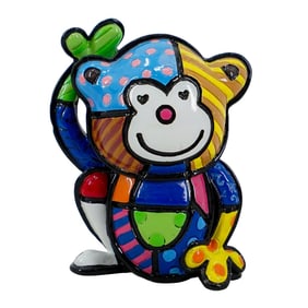 Romero Britto 2010 Miniature "Cheeky" Polyresin Sculpture