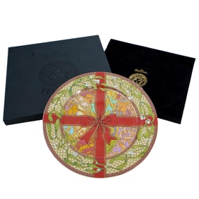 Versace & Rosenthal Christmas Magic Porcelain Charger