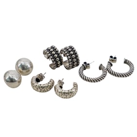 (4Pc) Earring Assortment Lot