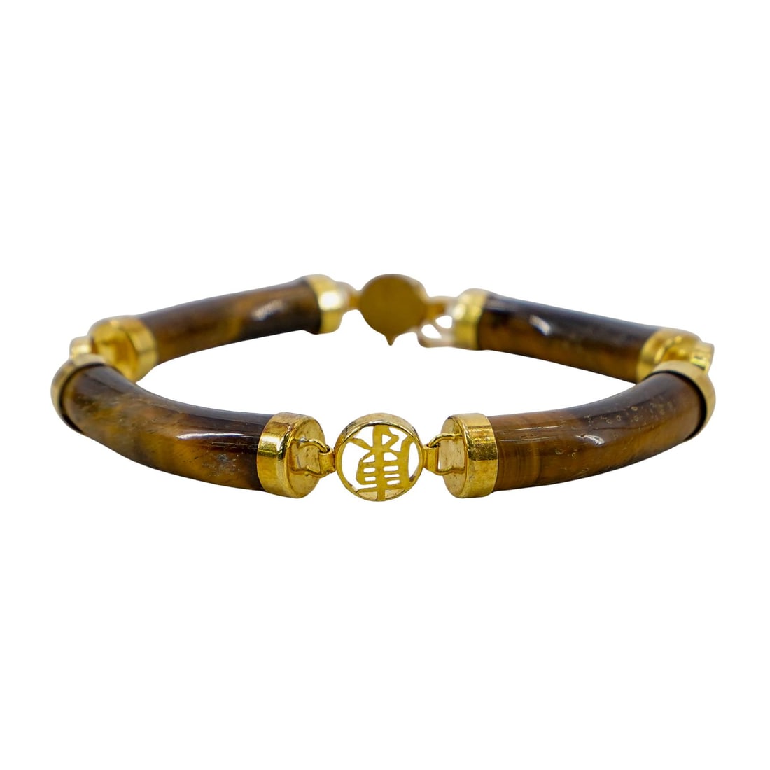 Chinese Tigers Eye Good Luck Bracelet (1 of 4)