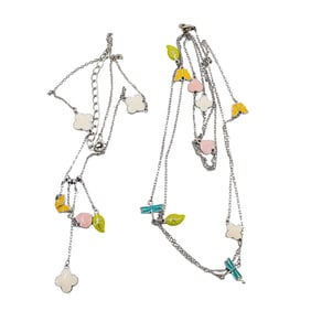 (2Pc) Van Cleef Style Necklaces