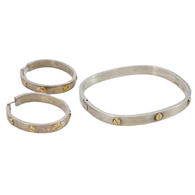 Cartier Style Bracelet Set