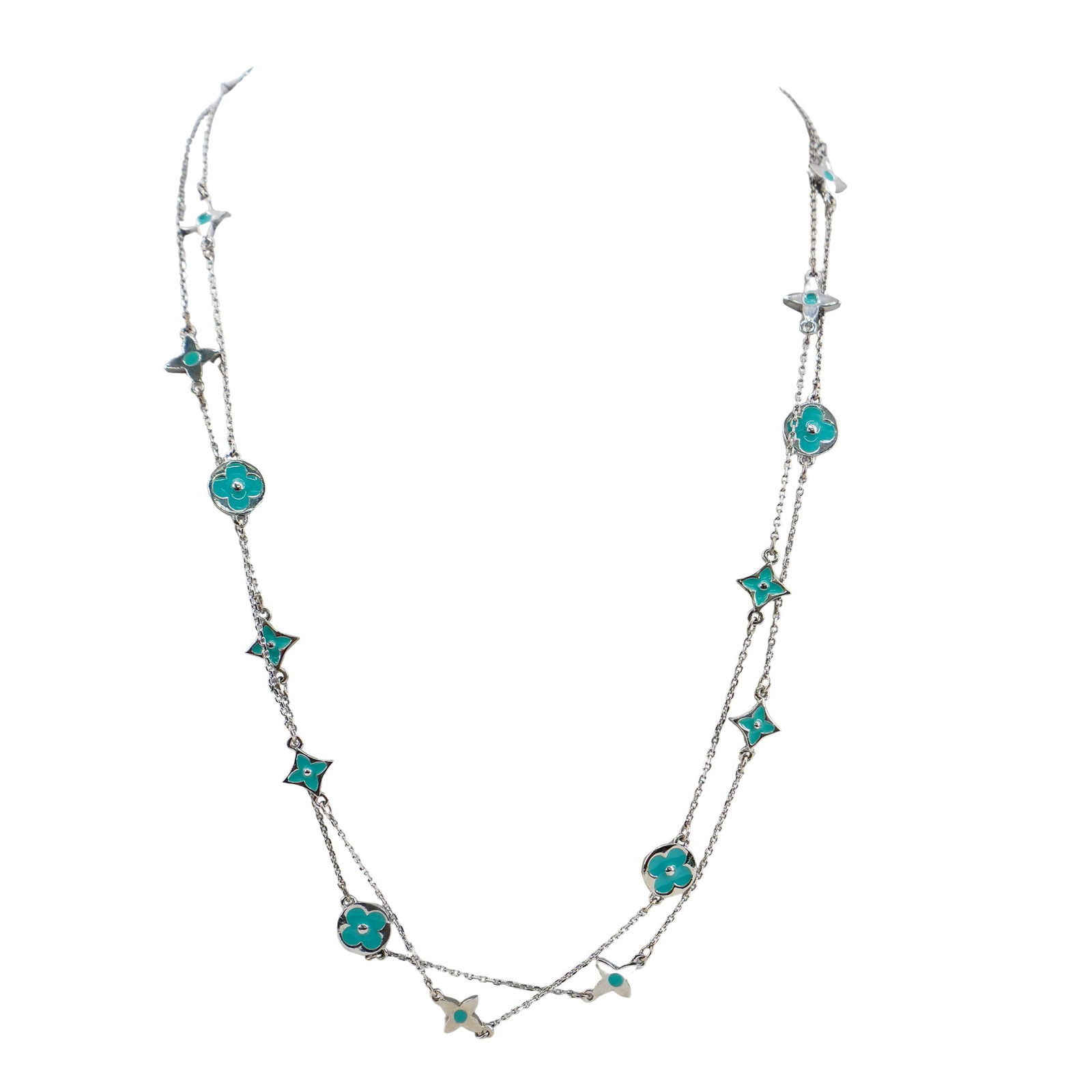 Louis Vuitton Style Necklace (1 of 5)