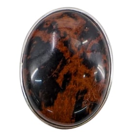 Silver Ring With Jasper cabochon