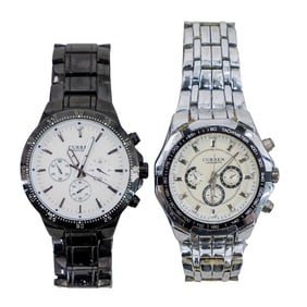 (2Pc) Mens Curren Watches
