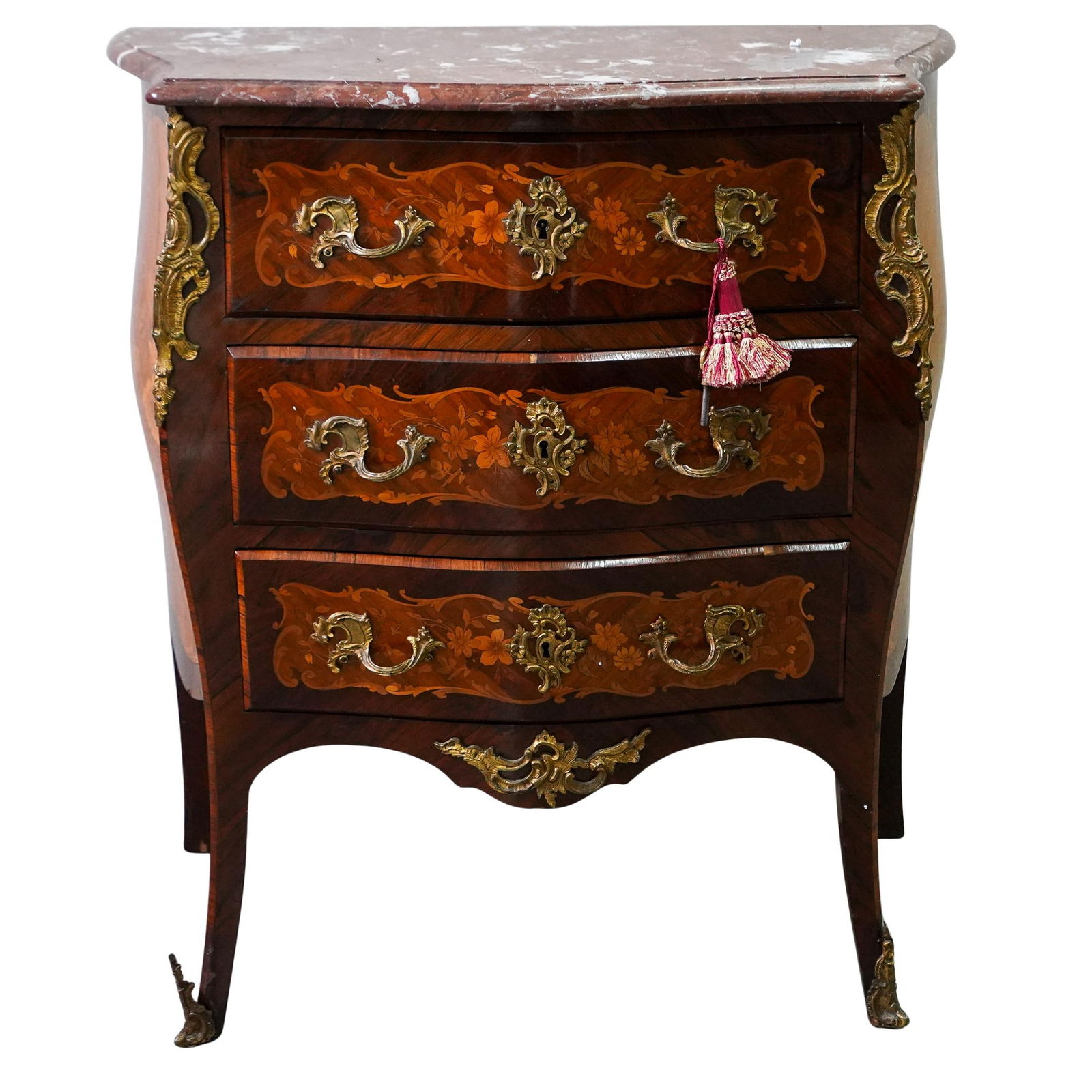 19th Century French Marble Top Commode (1 of 16)