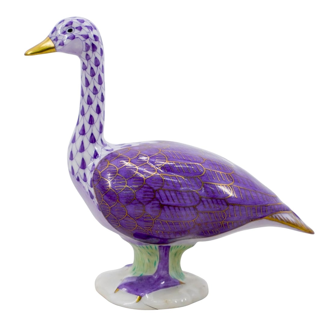 Herend Porcelain "Canada Goose" Figurine (1 of 5)