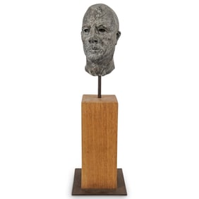 James Mathison (Venezuela, b. 1966) Bronze Sculpture of a Mans Head