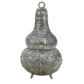 Chinese Silver Wine Holder (Wang Hing & Co.)