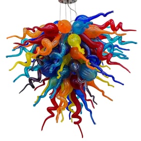 Modern Murano Style Chandelier