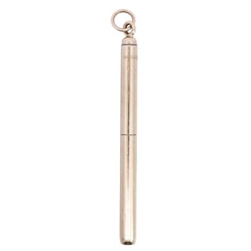 14k Gold Toothpick Pendant
