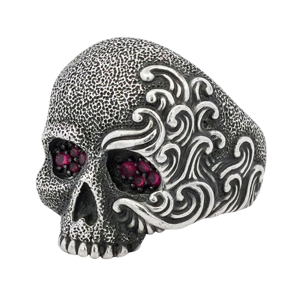David Yurman Sterling Silver Skull Ring (1 of 4)