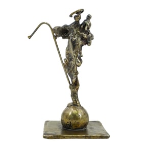 Abstract Sterling Silver Religious Sculpture