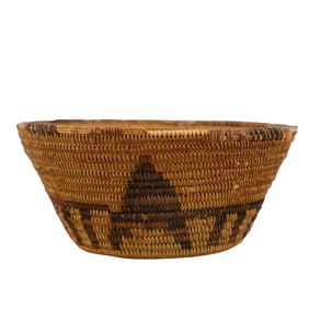 19th Century Native American Pima People Finely Woven Basket