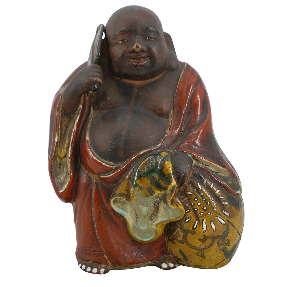 Kutani Pottery Buddha Figure (1 of 5)
