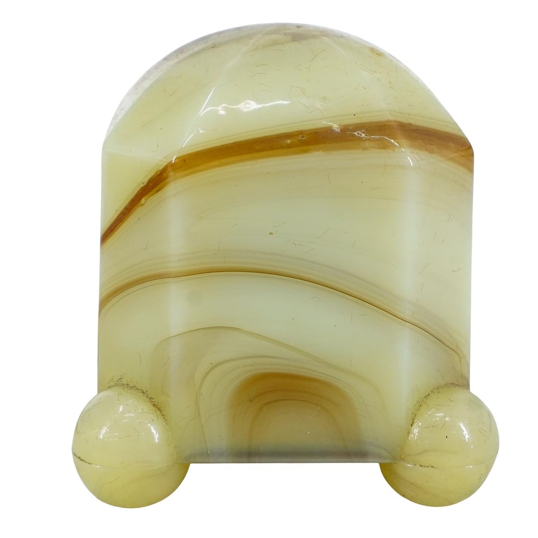 Art Deco Marbled Glass Night Lamp (1 of 7)