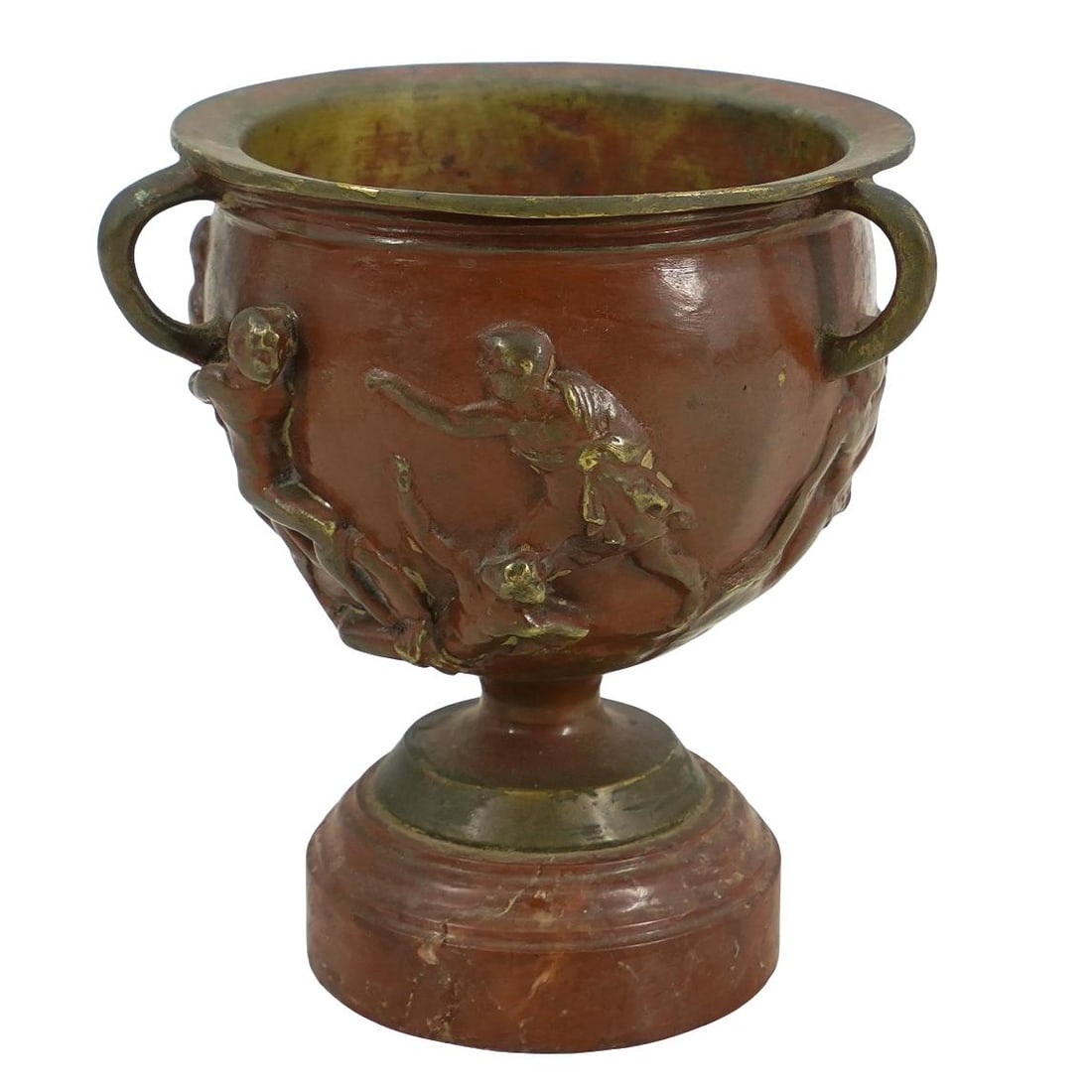 Grand Tour Bronze Mounted Rouge Marble Urn (1 of 5)