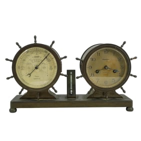 Waterbury & Stormoguide Ships Bell Clock