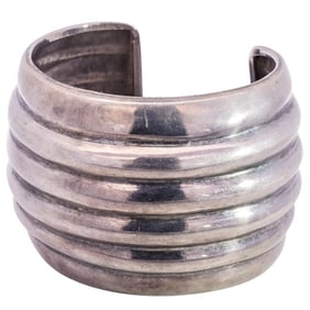 Los Ballesteros Sterling Silver Cuff Bracelet