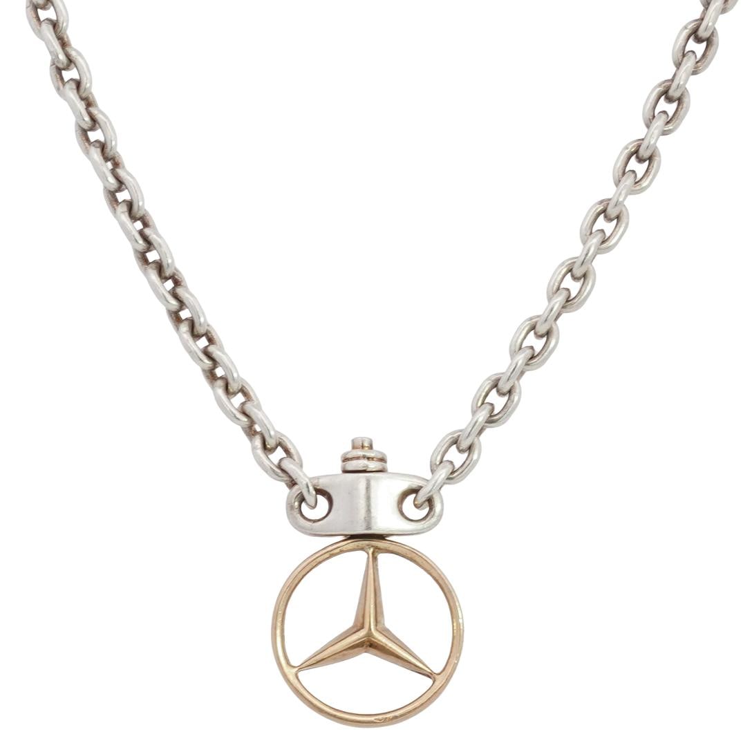 Vintage Sterling Silver & 18k Gold Key Chain (1 of 5)