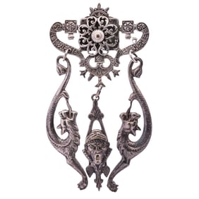 Antique Etsruscan Revival Brooch