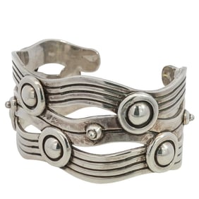 William Spratling Silver Cuff Bracelet