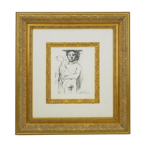 Pablo Picasso (Spanish, 1881) "The Shepherd" Limited Edition Lithograph