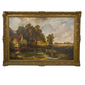 Christian D. Gebauer (Danish, 1777-1831) Oil on Canvas