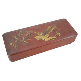 Antique Japanese Maki-e Lacquered Box