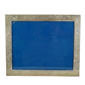 Vintage 900 Etched Silver Easel Desk Photo Frame