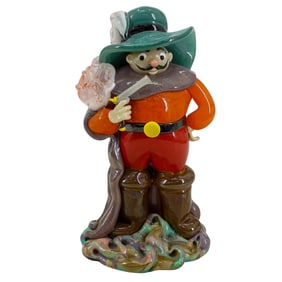 Vintage Murano Glass Musketeer Figurine