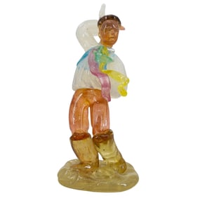 Vintage Murano Glass Dancer Figurine