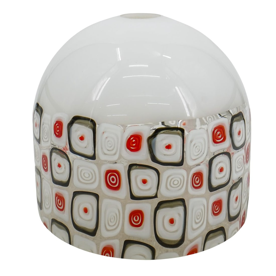 Murano White Millefiori Glass Lamp Shade (1 of 4)