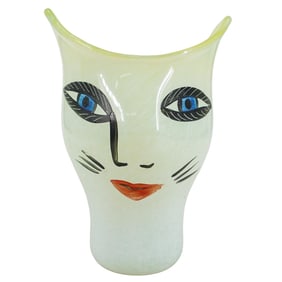 Ulrica Hydman Vallien For Kosta Boda Art Glass Vase