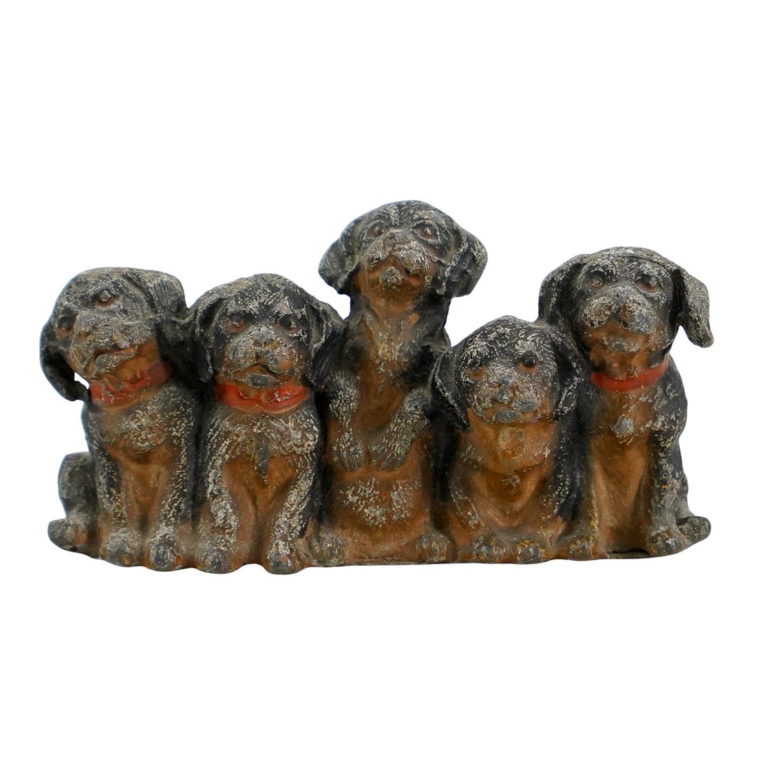 Viennese Miniature Cold Painted Mixed Metal Dogs (1 of 5)