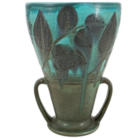 1929 Rookwood Double Handled Ceramic Vase