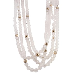 Multi Strand Beaded Necklace