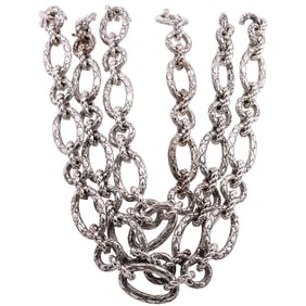 (3 Pc) JAI Sterling Silver Necklaces