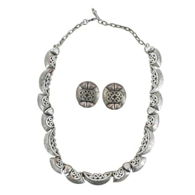 (3 Pc) Tortolani Silver Jewelry Set