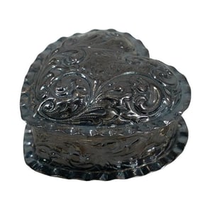 Sterling Silver Heart Pill Box