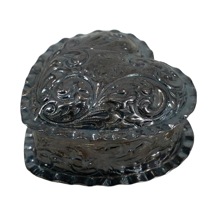 Sterling Silver Heart Pill Box (1 of 5)