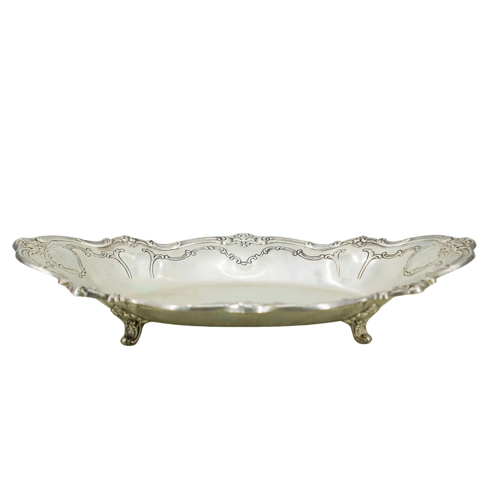 Gorham Sterling Silver Chantilly Bread Tray (1 of 8)