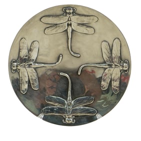 Christofle Silver Plated Dragonfly Dish