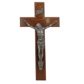 Large Antique Altar Crucifix