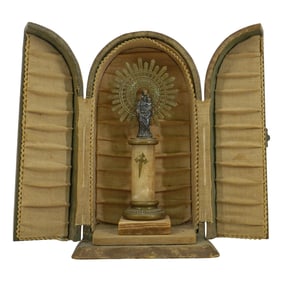 Antique Traveling Religious Icon