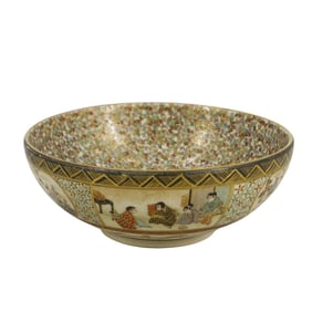Antique Japanese Satsuma Porcelain Bowl