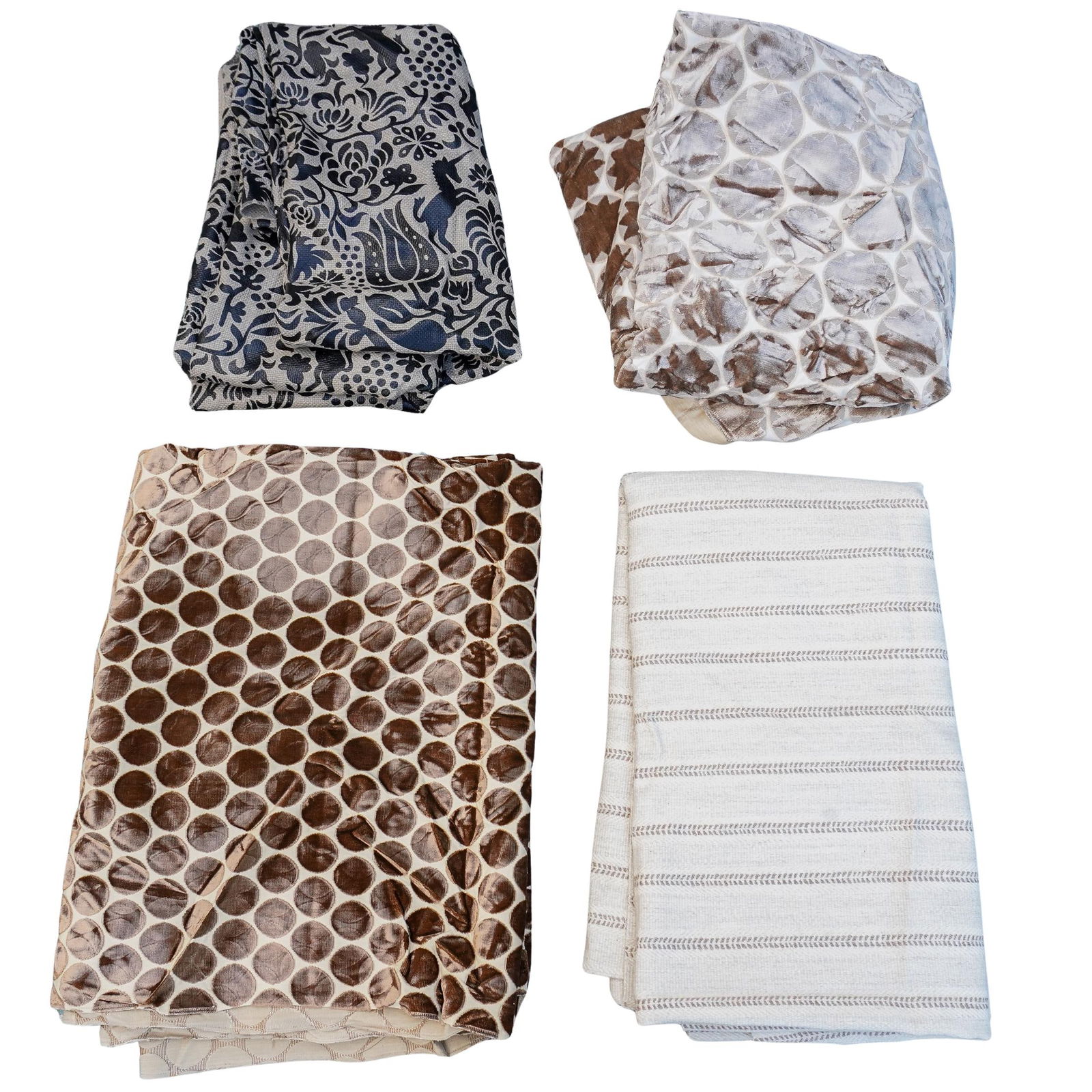 (4) Andrew Martin Designer Hanging Fabric Panels (1 of 20)