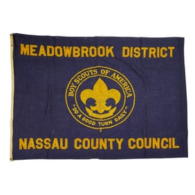 Meadowbrook District Nassau County Boy Scouts Of America Flag