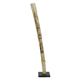 Northwest Native American Indian Walrus Carved Totem Pole