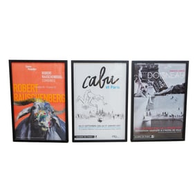 (3 Pc) Paris Exhibition Posters